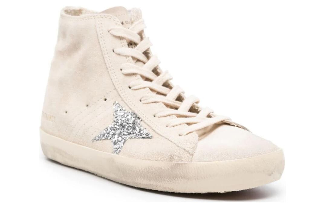 Кроссовки Golden Goose Francy Suede Sneakers, бежевый — фото 3