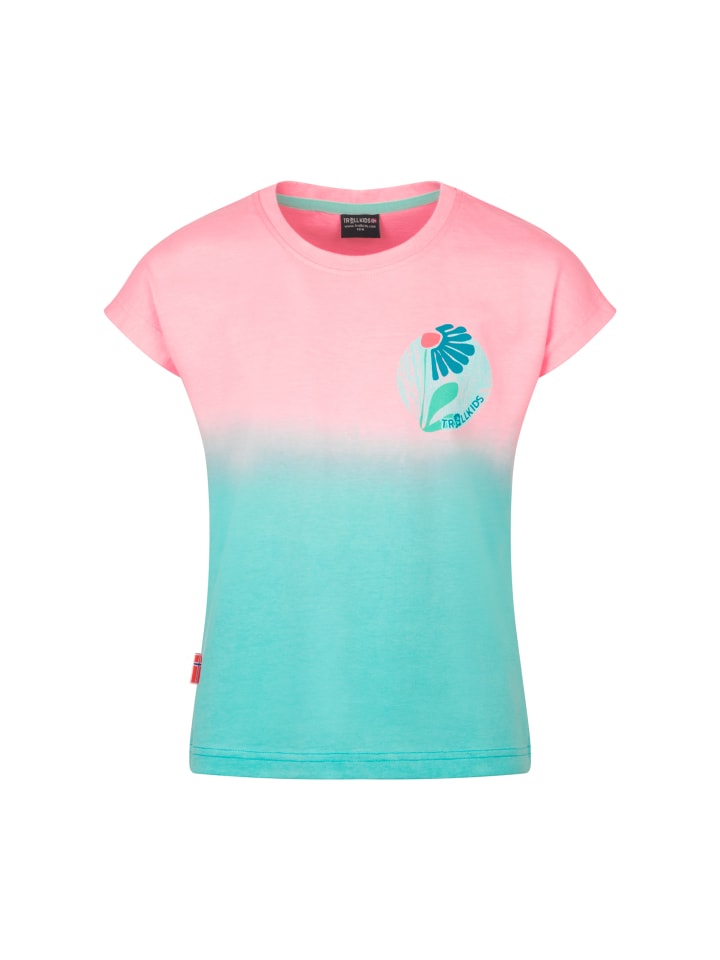 

Футболка Yttersand цвета пионовидной розы Trollkids