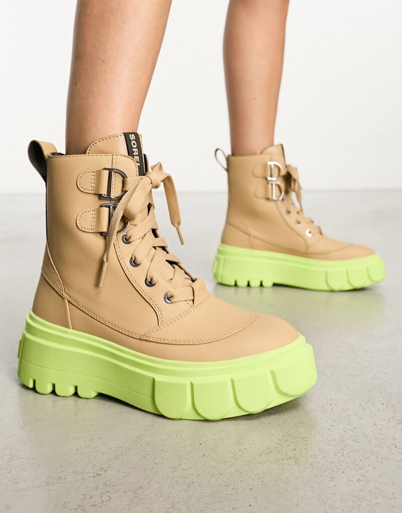 

Светло-коричневые ботинки на шнуровке Sorel Caribou x ​​Boot