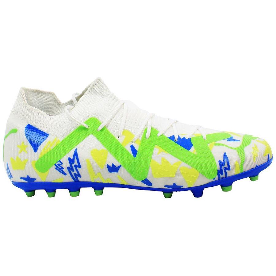 Бутсы для футбола для взрослых Puma Future Match N MG белые — фото 2