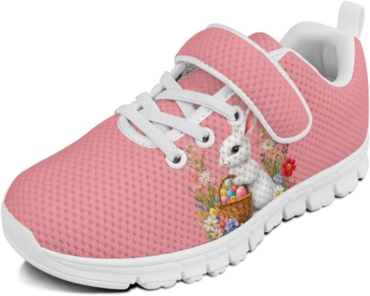 

Беговые кроссовки для мальчиков и девочек, слипоны, теннисные кроссовки для детей Cugasmaru, Bunny Floral