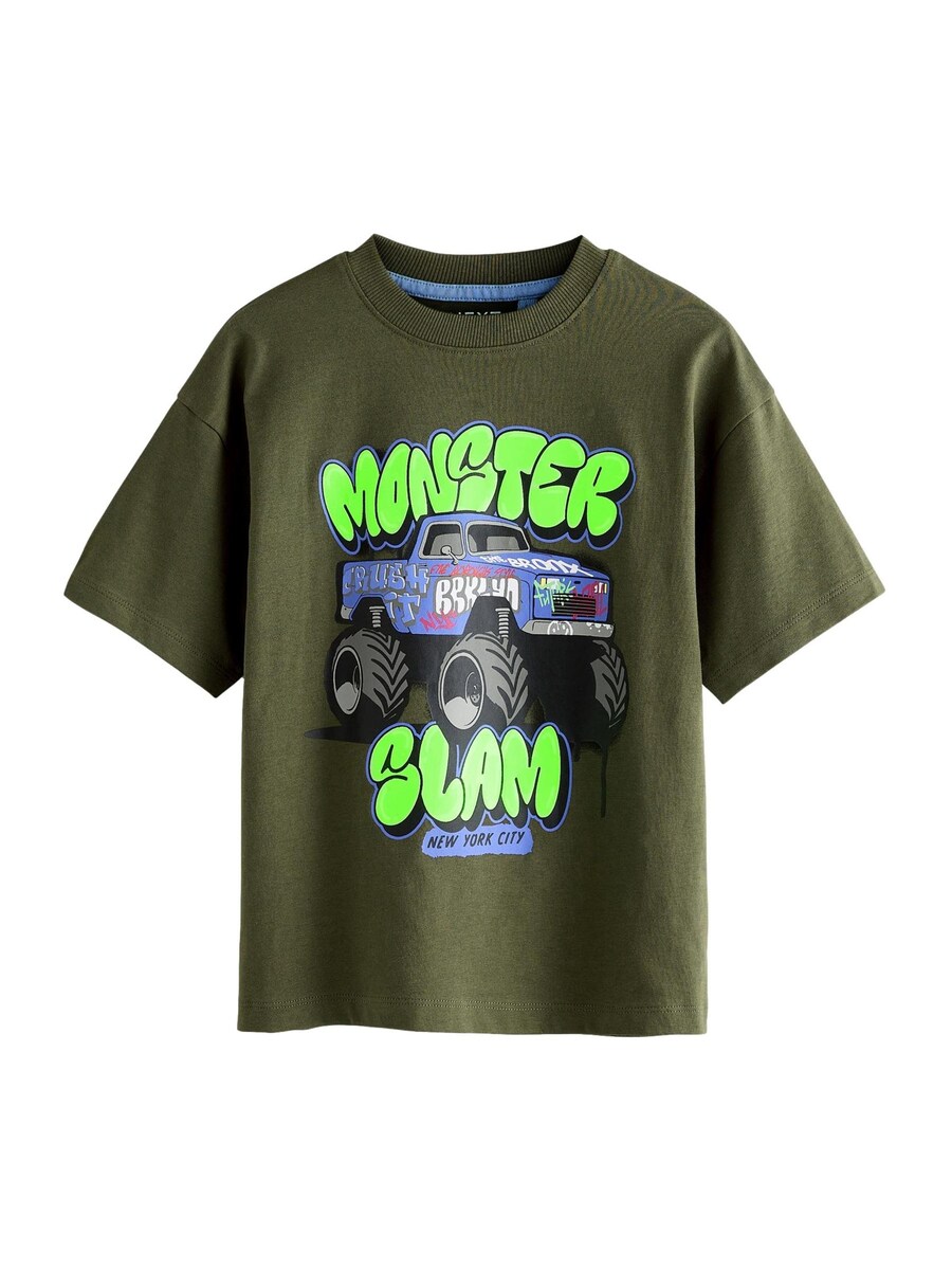 

Рубашка Next, цвет Khaki/Grass green