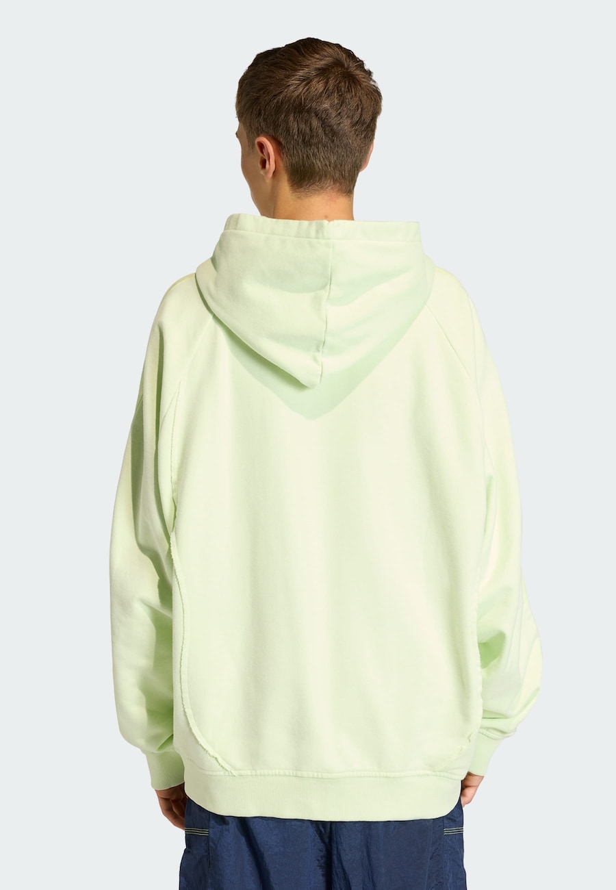 Толстовка с капюшоном на молнии ADIDAS ORIGINALS Adilenium Season 4 Teamgeist, светло-зеленый — фото 3