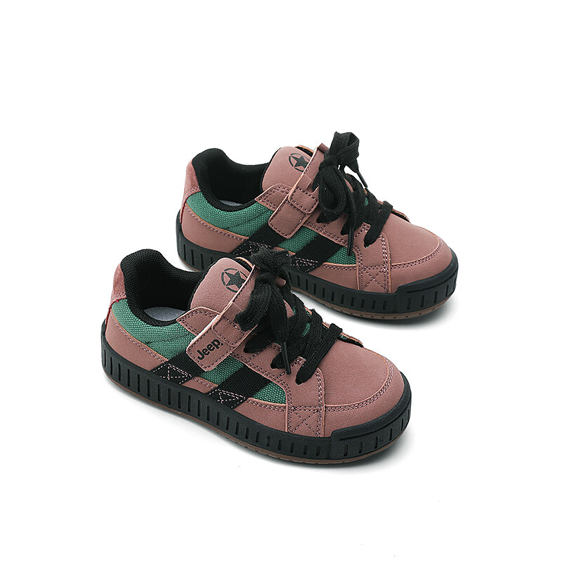 Детские кроссовки для скейтбординга Kids Low-top Red Jeep, красный — фото 4