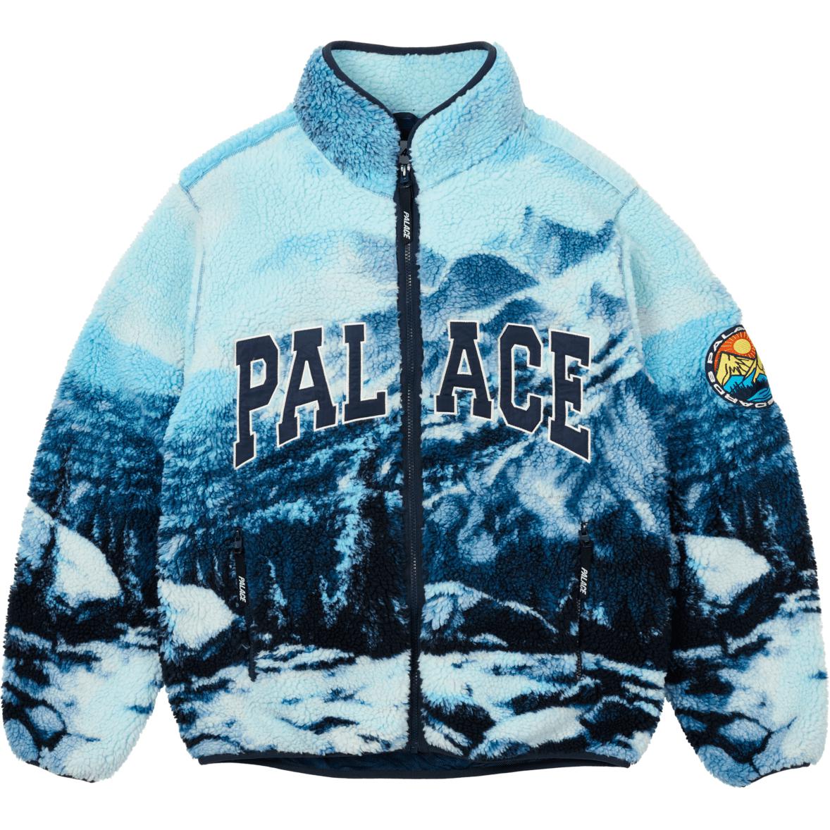 

PALACE Аппалачская воронкообразная флисовая куртка, Blue