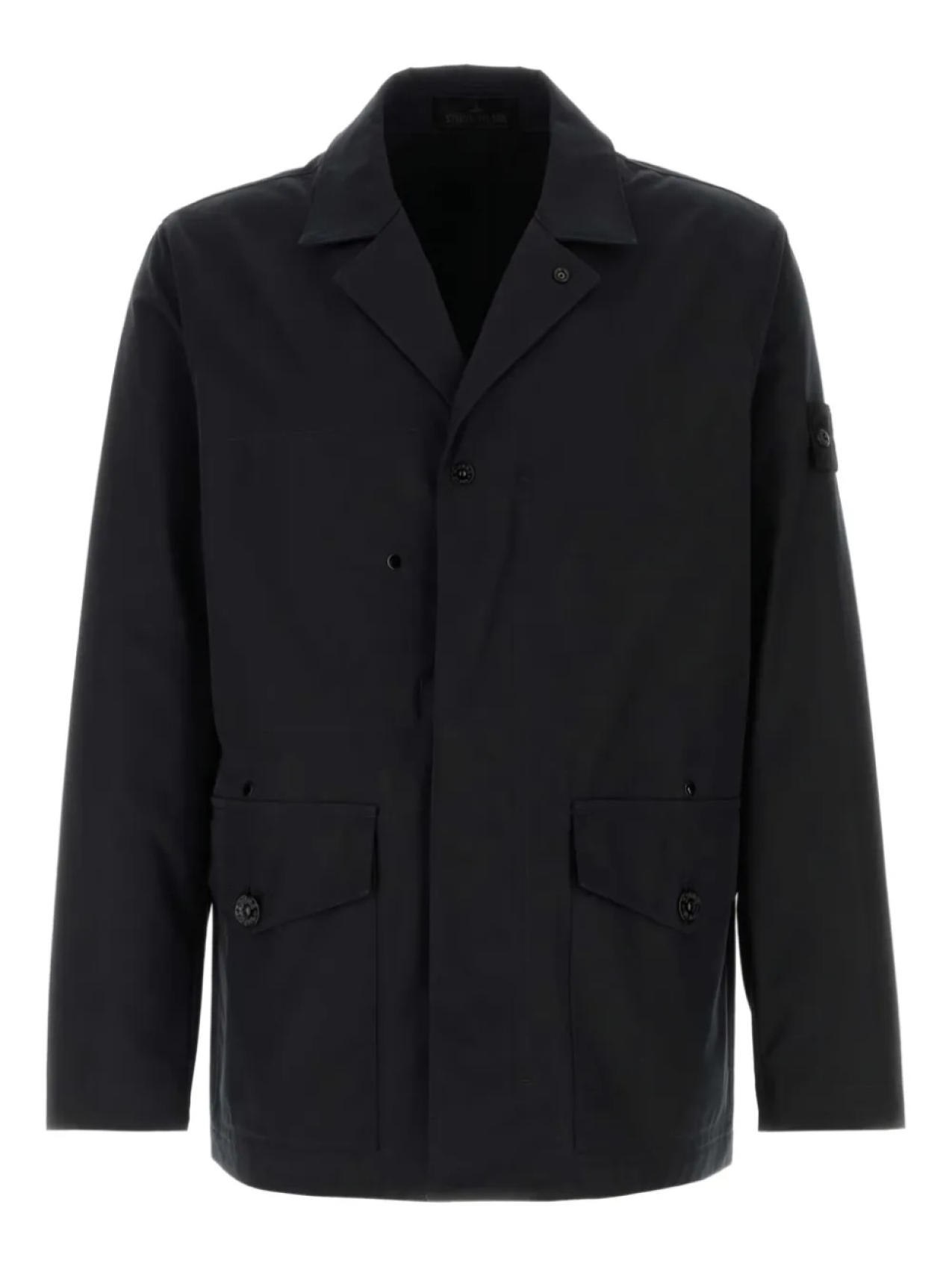 

Однобортный пиджак Stone Island, черный