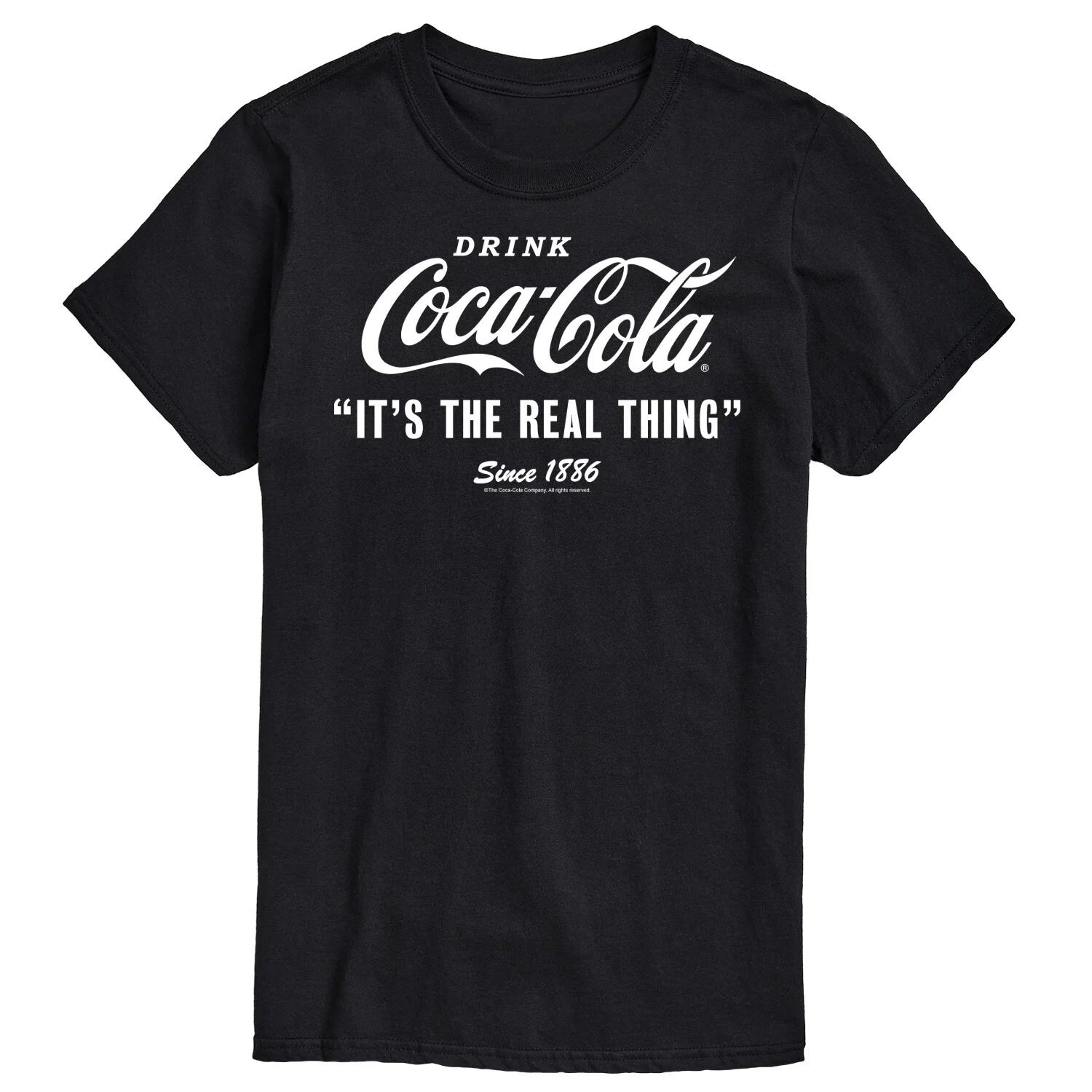 

Мужская футболка с рисунком Coca-Cola It's the Real Thing Licensed Character