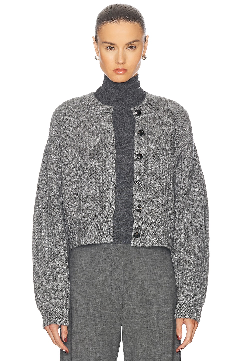 

Кардиган Emma в рубчик LESET, цвет Grey Melange