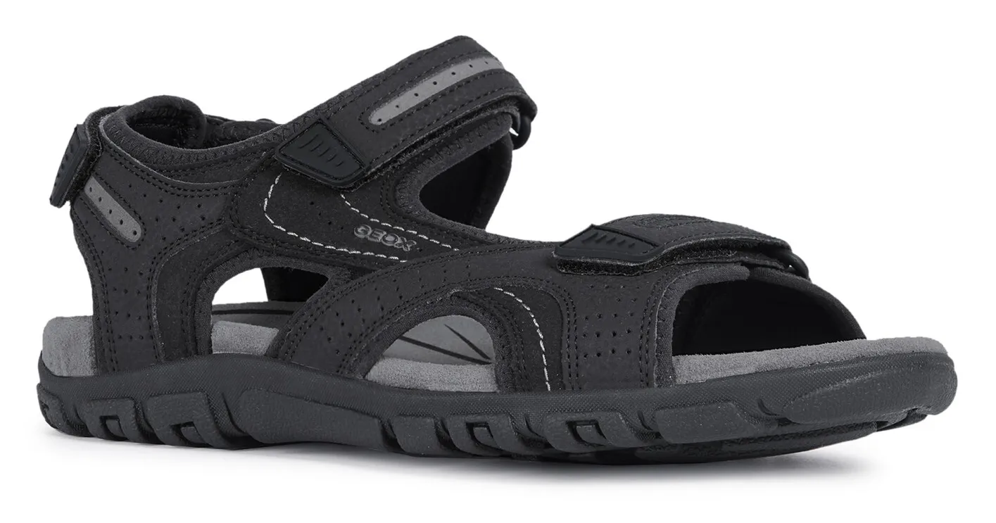 

Сандалии Geox "UOMO SANDAL STRADA", летняя обувь, обувь на липучке, уличные сандалии, в треккинговом стиле, серый