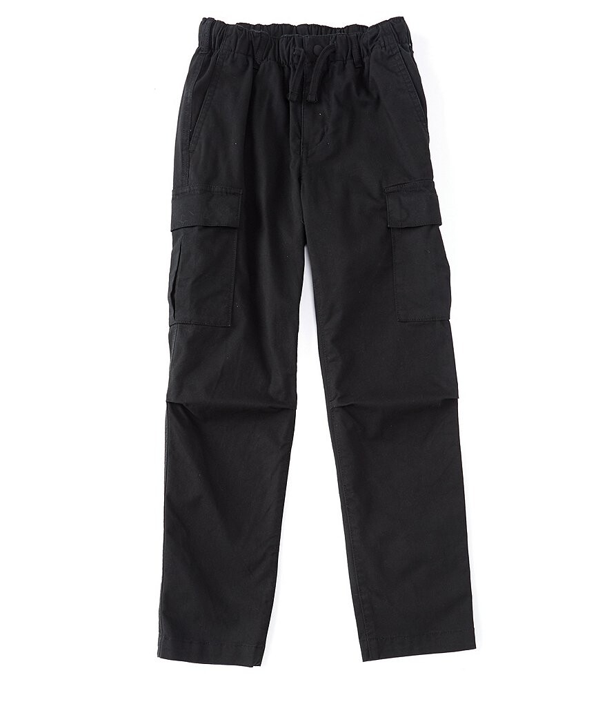 

Узкие брюки-карго из эластичного твила Polo Ralph Lauren Big Boys 8-20, черный