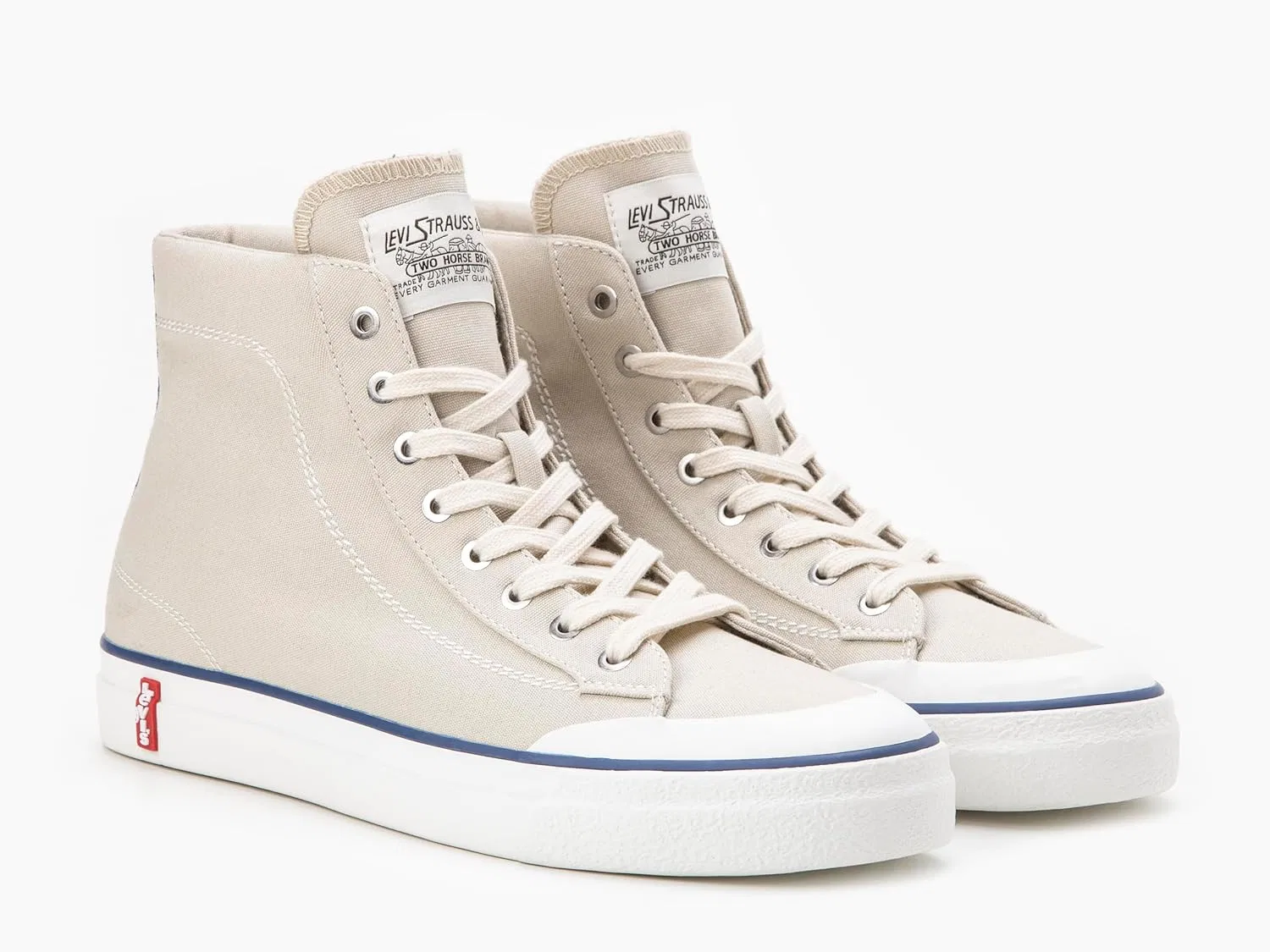 Кроссовки Levi's Herren LS2 Mid Street, Off White — фото 2