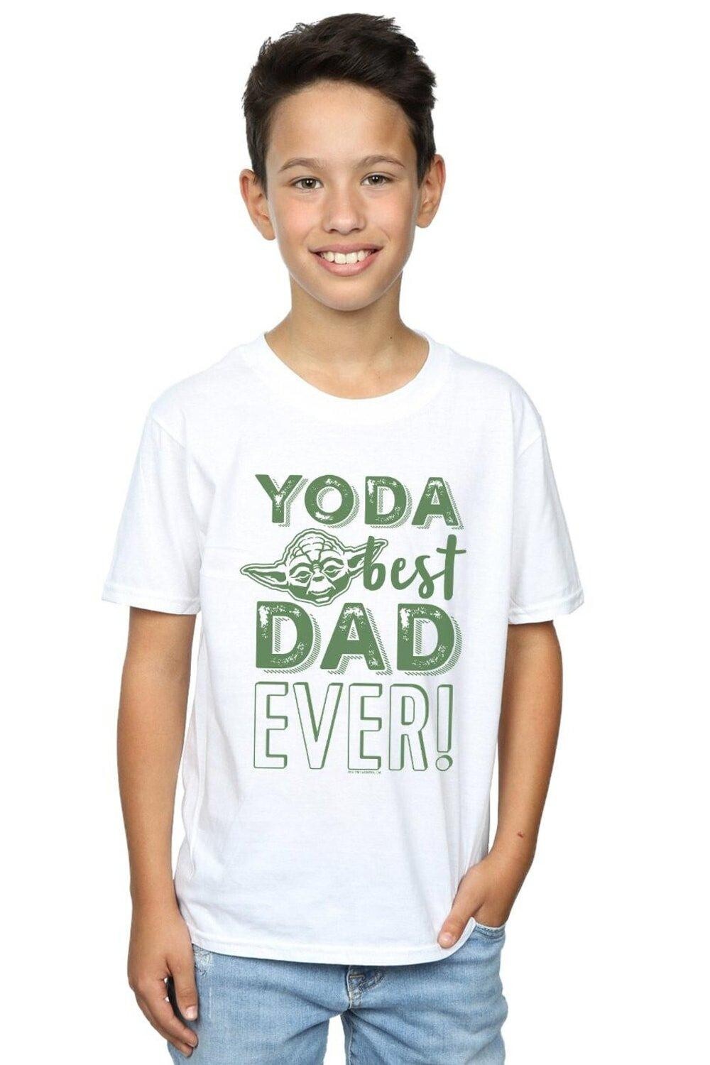 

Футболка «Лучший папа Йода» Star Wars, белый