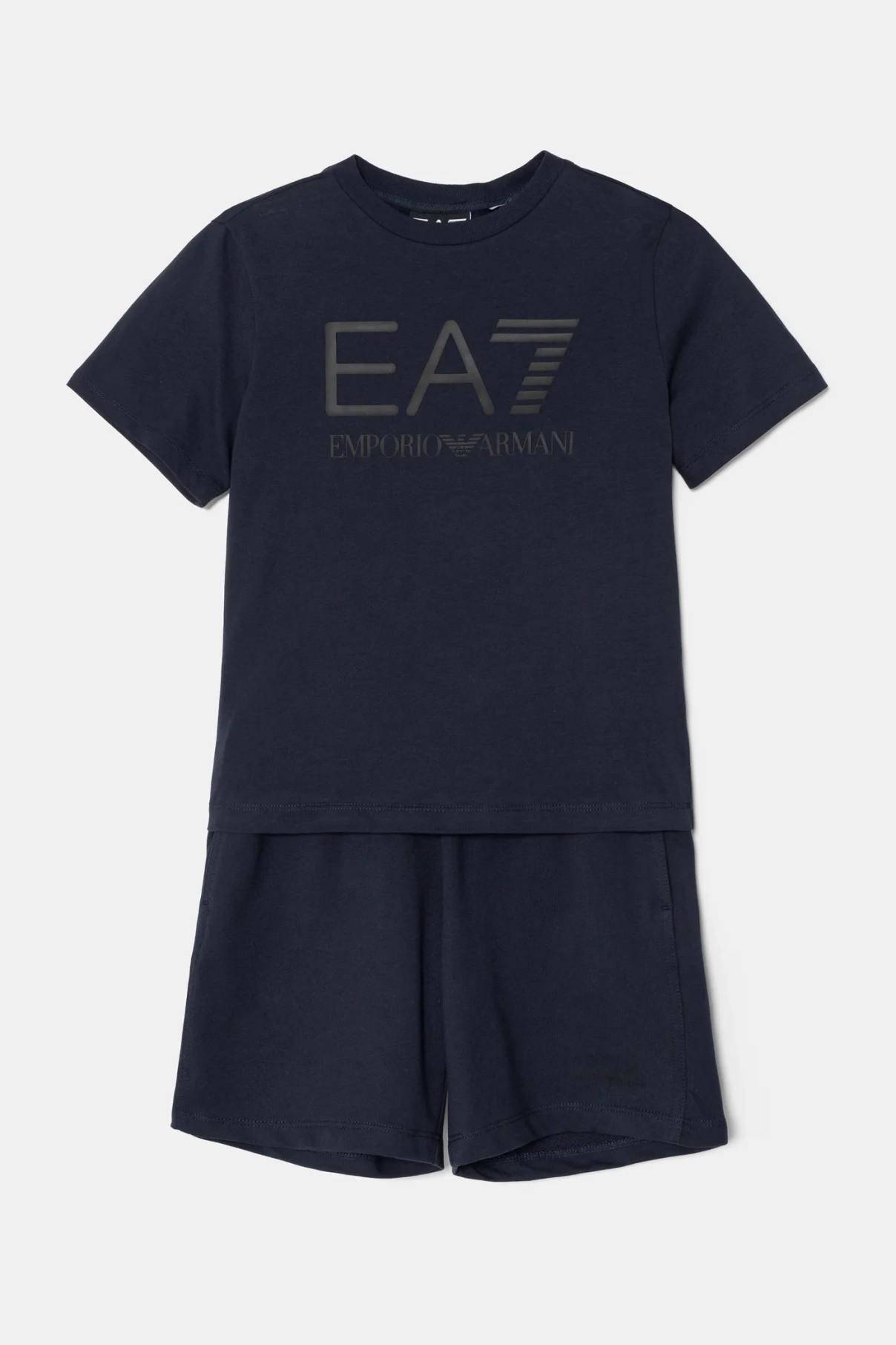 

Детский шерстяной комплект EA7 Emporio Armani, темно-синий