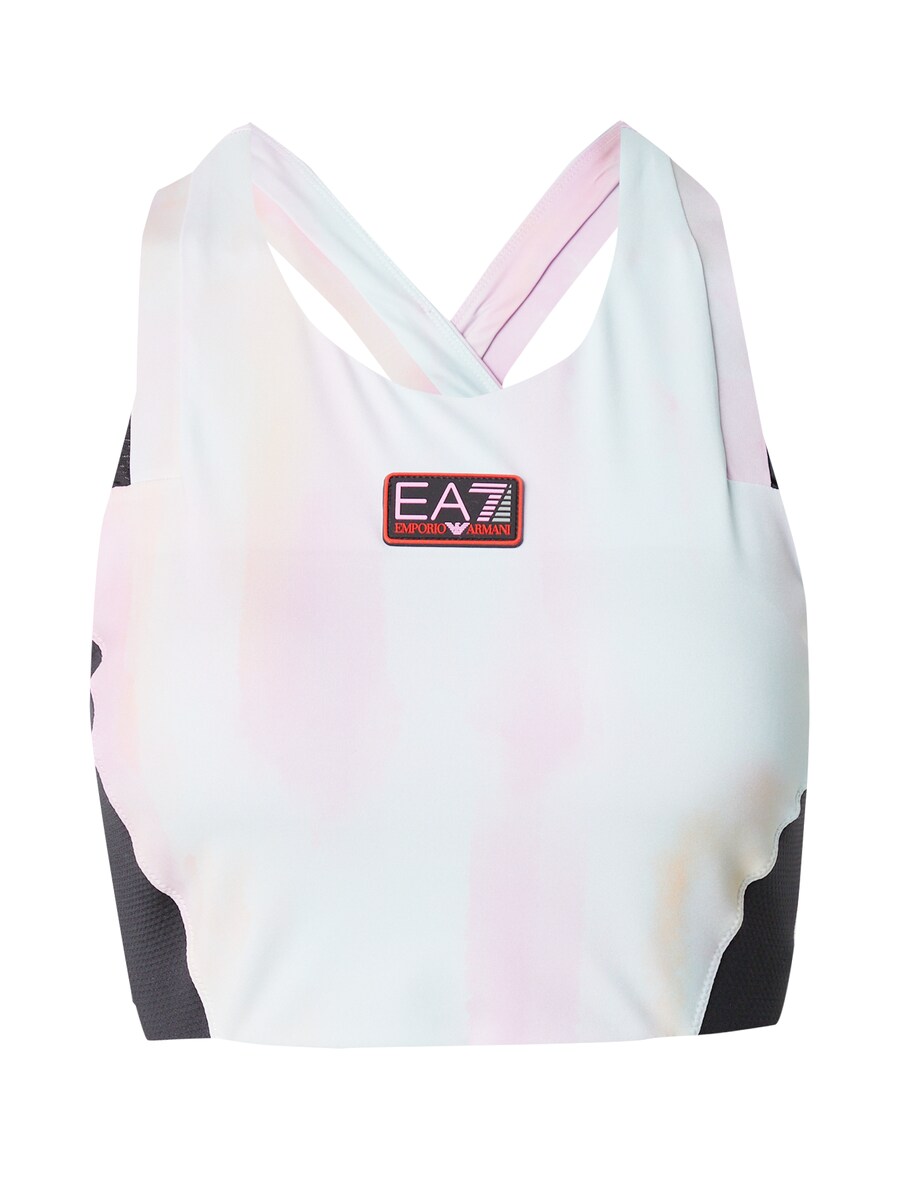 

Спортивный бюстгальтер без косточек EA7 Emporio Armani, разноцветный