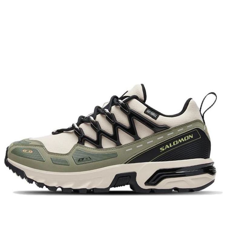 

Кроссовки Salomon ACS + CSWP 'Cement Deep Lichen Green' 473081, зеленый