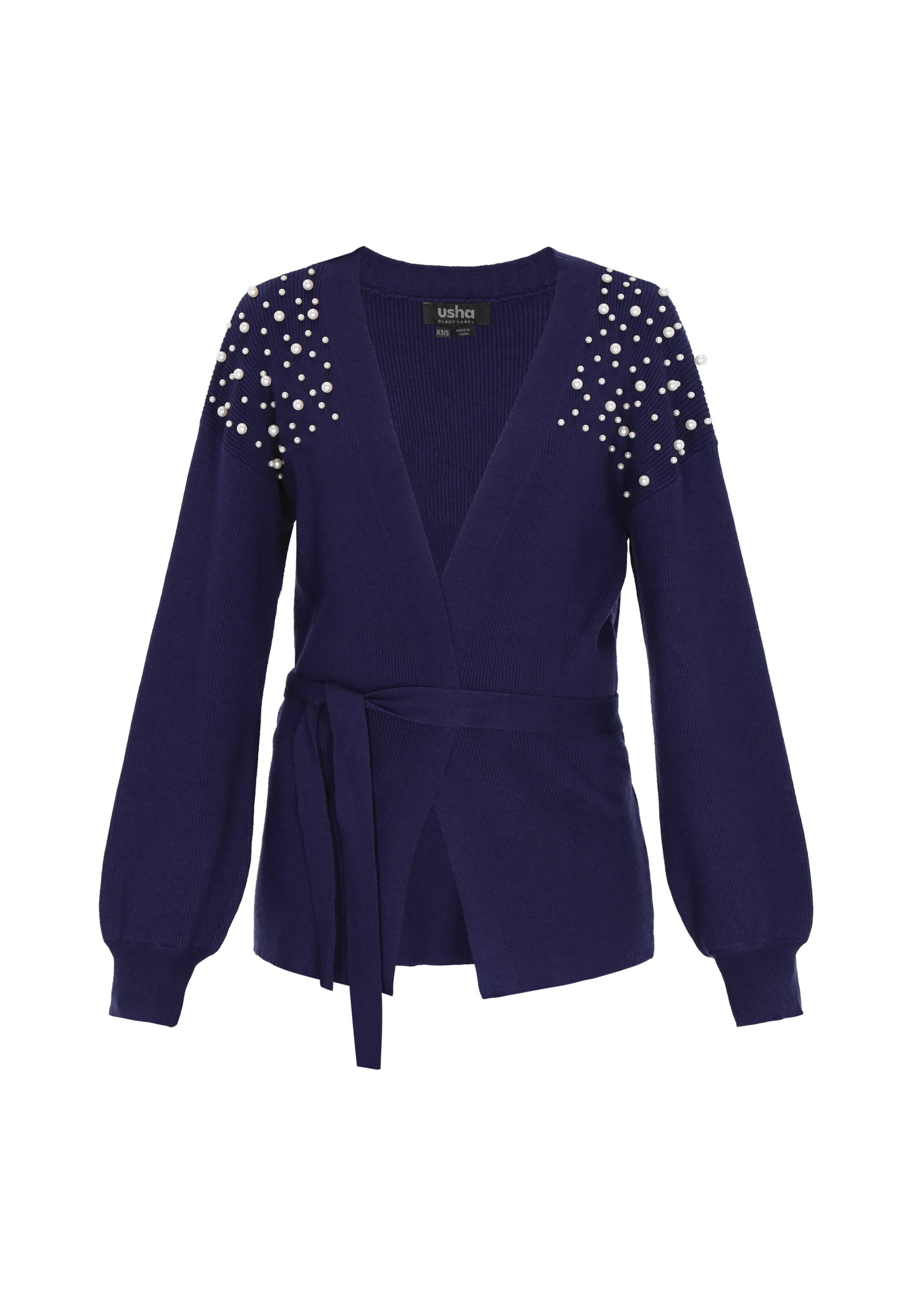 

Usha BLACK LABEL Вязаный кардиган в цвете navy