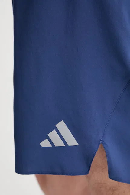 Шорты спортивные 2в1 Adidas Performance, синий — фото 4