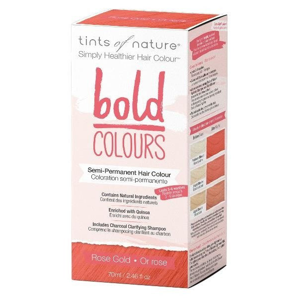 

Полуперманентная краска для волос Tints of Nature BOLD Colours – розовое золото
