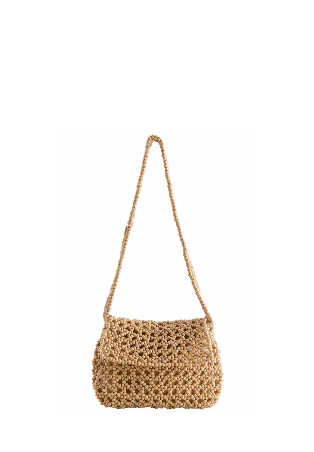 

Сумка через плечо BEADED SHOULDER Next, бежевый
