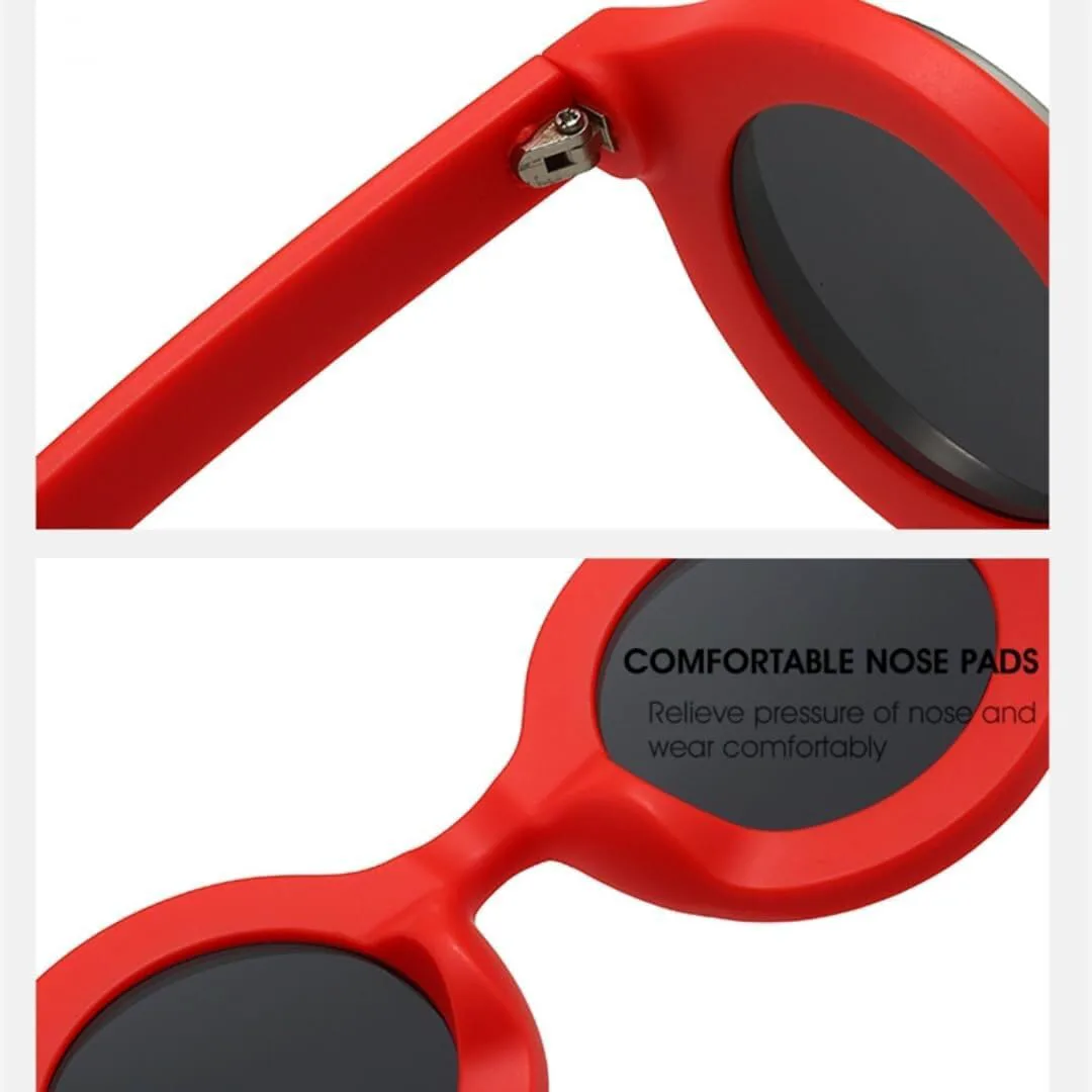 

Винтажные круглые солнцезащитные очки для женщин и мужчин в стиле панк, роскошные, классические, стимпанк, с защитой от УФ-излучения UV400 AHSGDVC, Black Black