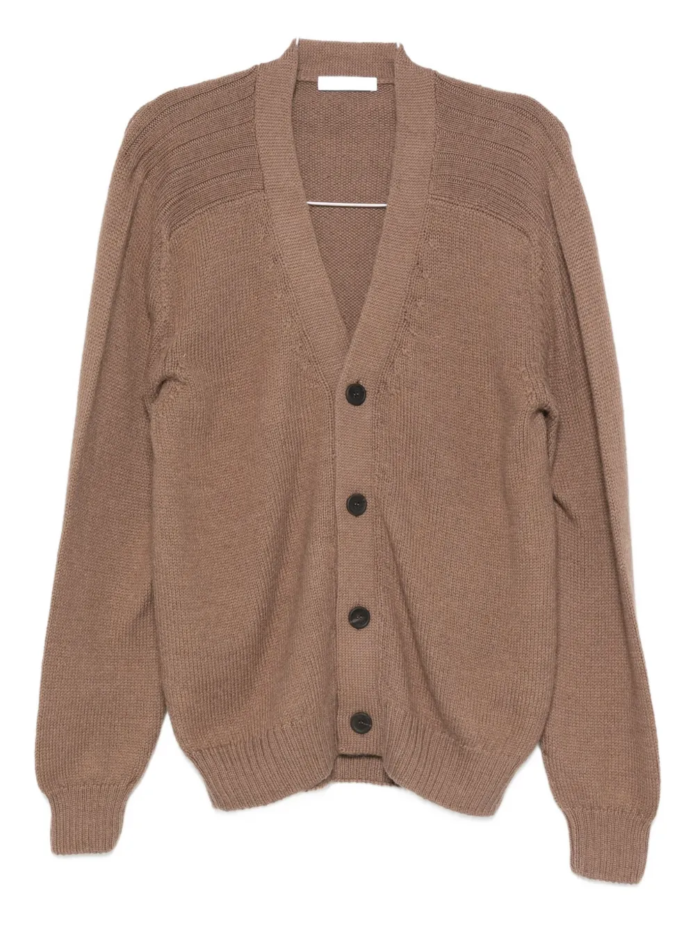 

Кардиган из шерсти альпаки Cruciani, коричневый