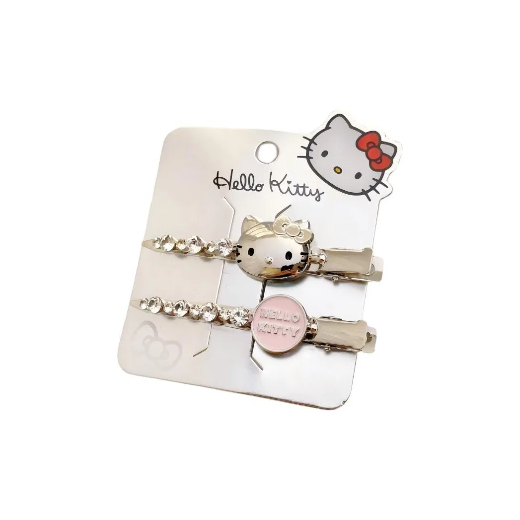 Заколка для волос Sanrio Hello Kitty с блестящими стразами