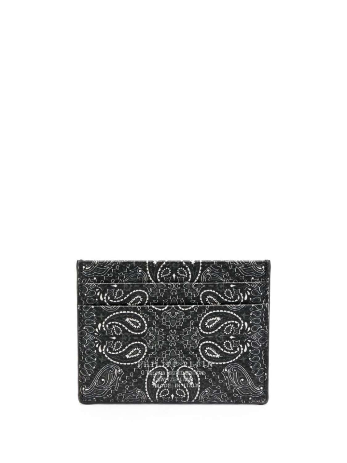 

Картхолдер с логотипом Philipp Plein, черный