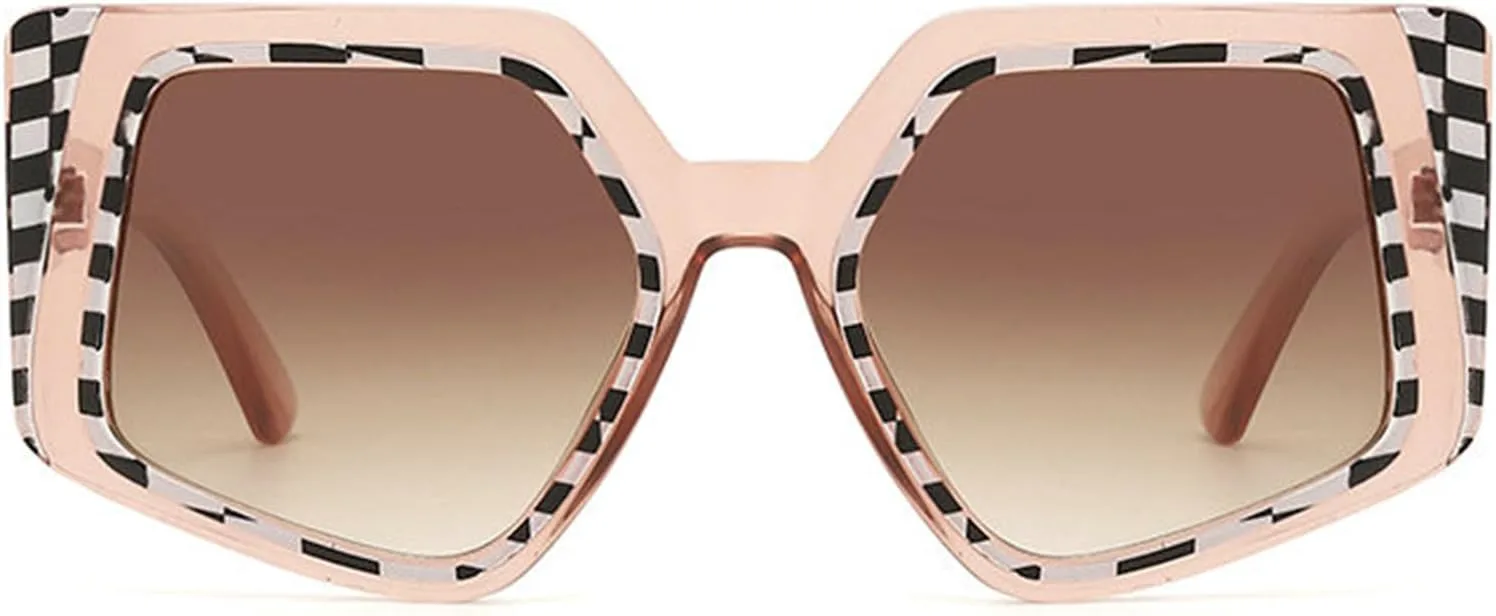 

Willochra Сексуальные солнцезащитные очки в стиле панк Y2K «кошачий глаз» для женщин, 2024 год, роскошные винтажные очки в ретро-двойной оправе, модель F27, Brown