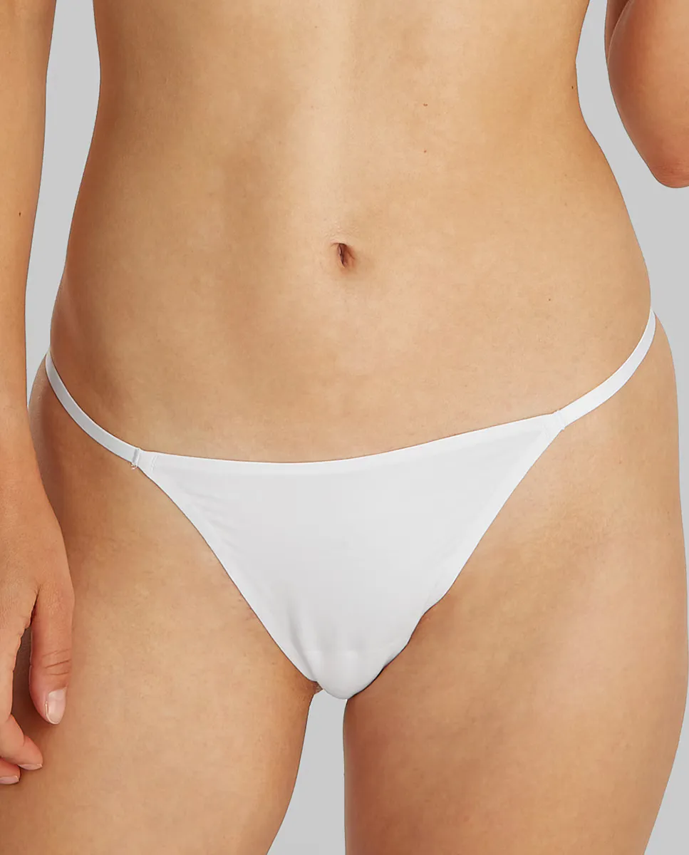 

Стринги из хлопка и модала BARE Calvin Klein, белый