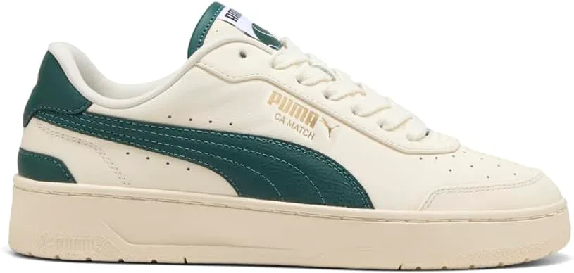 Мужские кроссовки PUMA Ca Match Premium с шнуровкой для повседневной носки - белые, белый