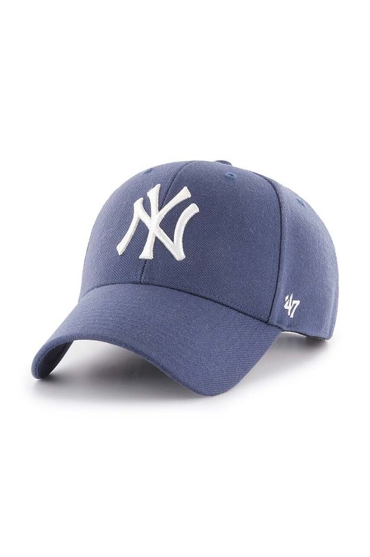 

Бейсболка New York Yankees из смесовой шерсти 47 brand, фиолетовый