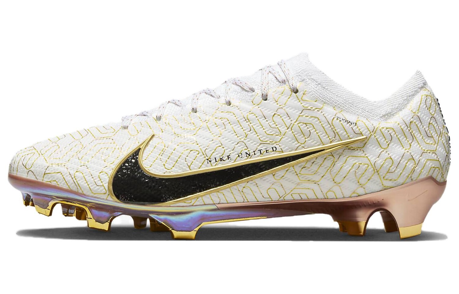 

Nike Mercurial Vapor 15 Футбольные бутсы Мужчины, White/Metallic Gold/Black