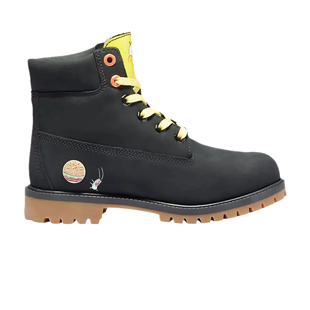 

Ботинки SpongeBob SquarePants x 6 Inch Junior Timberland, черный