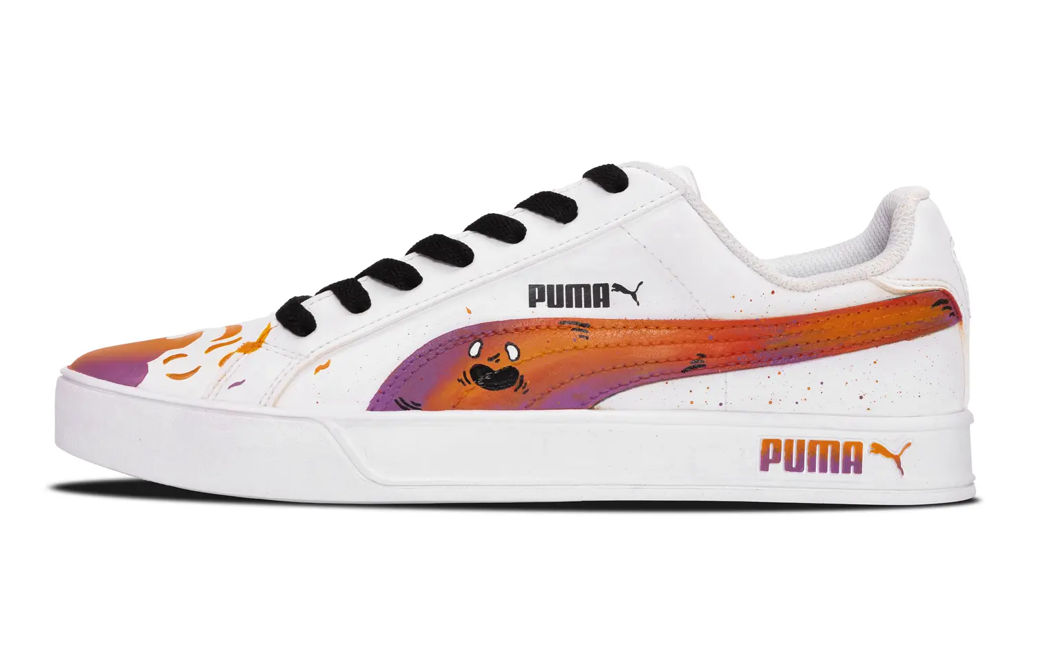 

Кроссовки Puma Smash Vulc Skateboarding Shoes Unisex Low-top White/black, коричневый