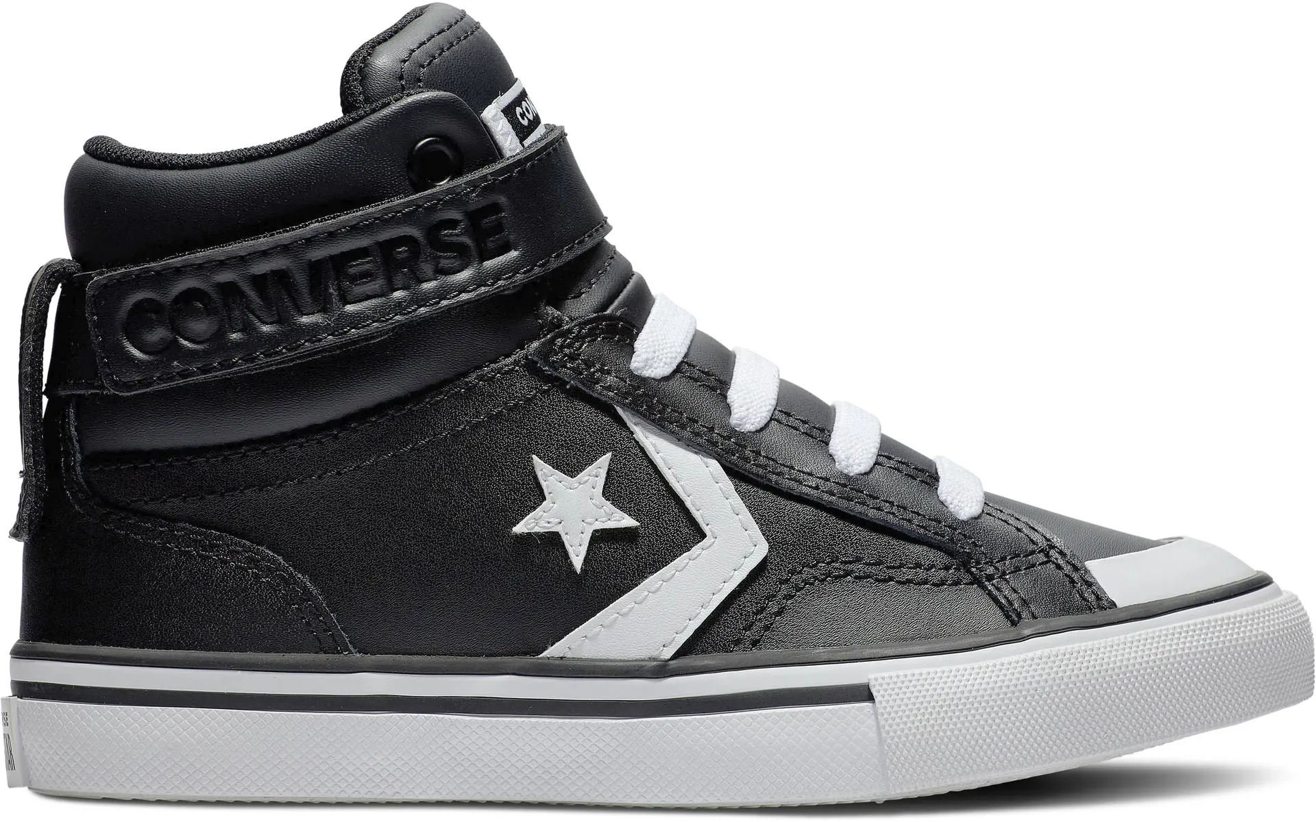 Кроссовки Converse "PRO BLAZE STRAP LEATHER", черно-белый — фото 3