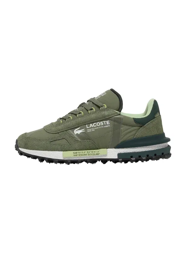 Кроссовки повседневные Lacoste, цвет хаки белый