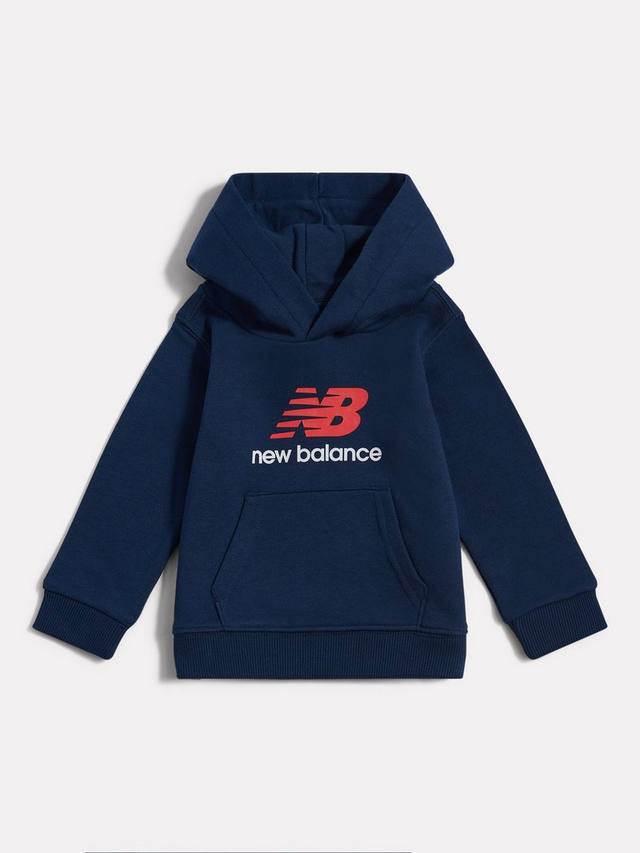 

Детская толстовка с логотипом из хлопковой смеси New Balance, Nb Navy