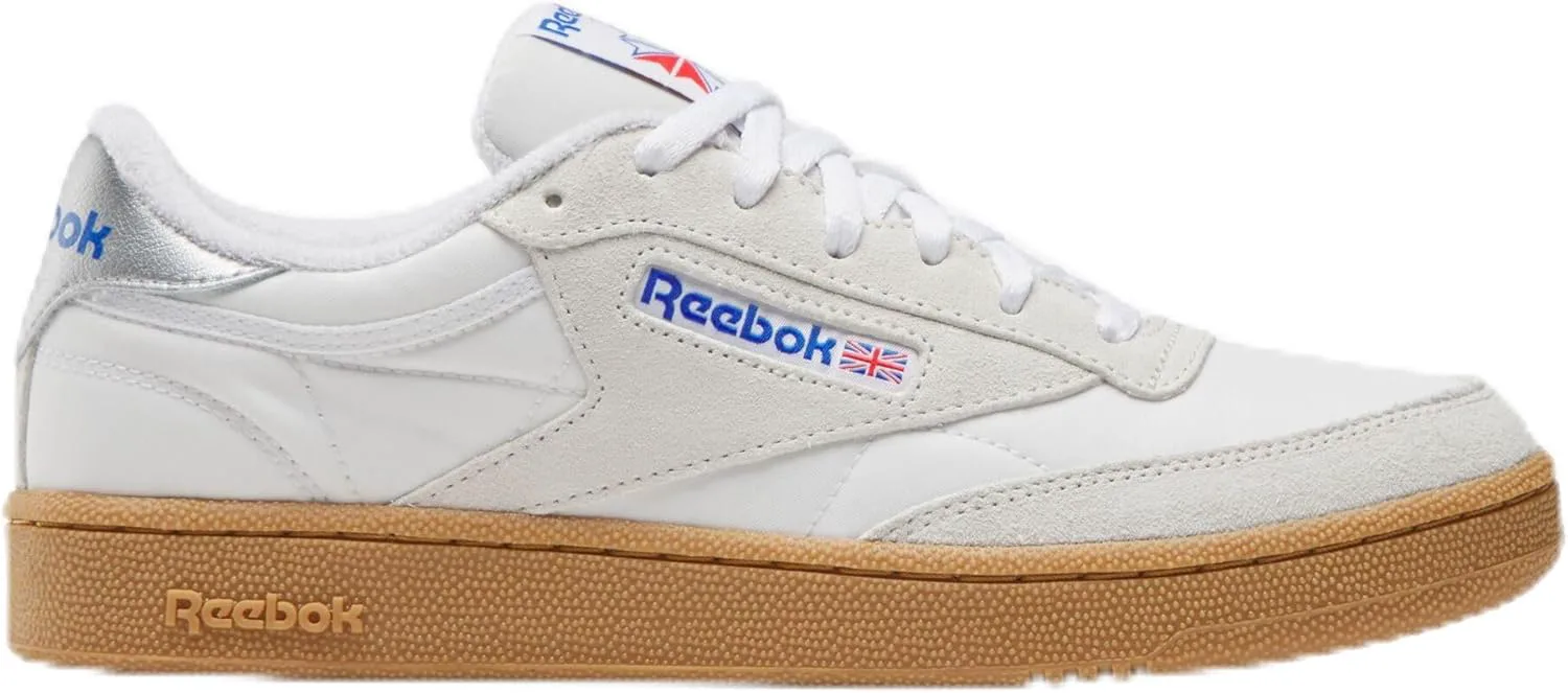 Мужские кроссовки Reebok Cl Leather серые, белый