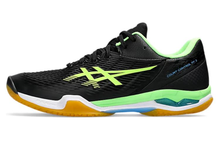 

Футболка Court Control Ff 3 'Black Lime Burst' Asics, черно-желтая