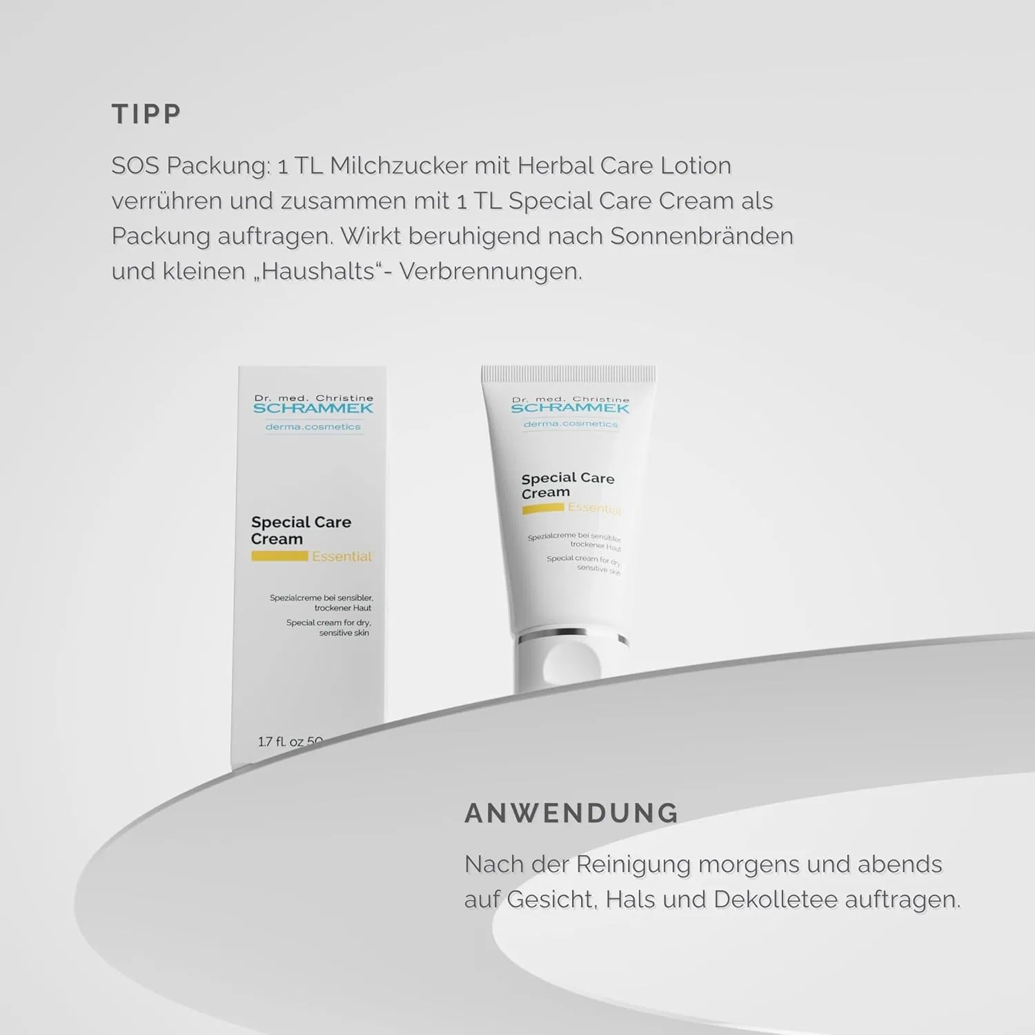 Крем для лица Schrammek — Специальный для сухой и чувствительной кожи «Special Care Cream» от, 50 мл — фото 4