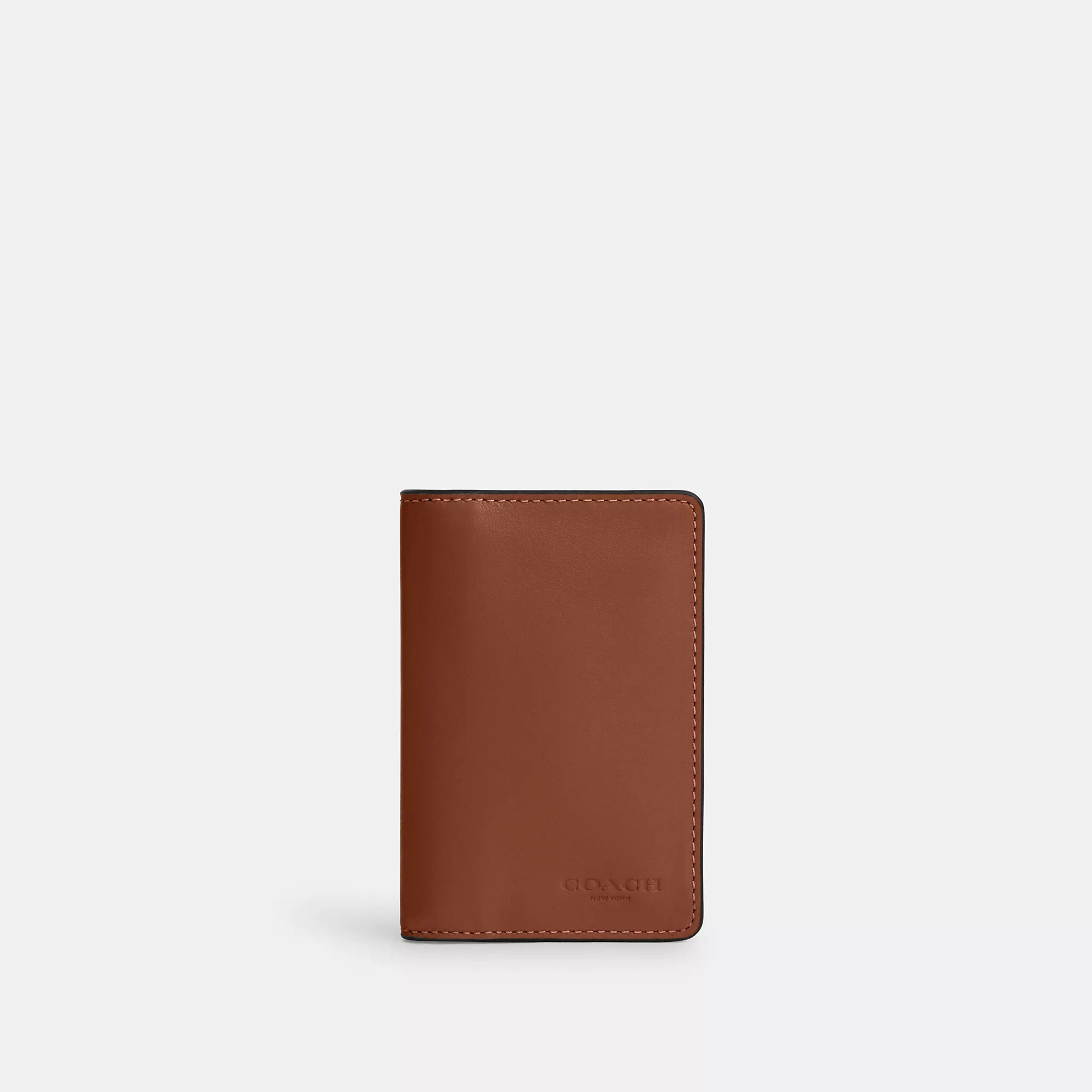 

Кошелек Coach Outlet Id, цвет saddle