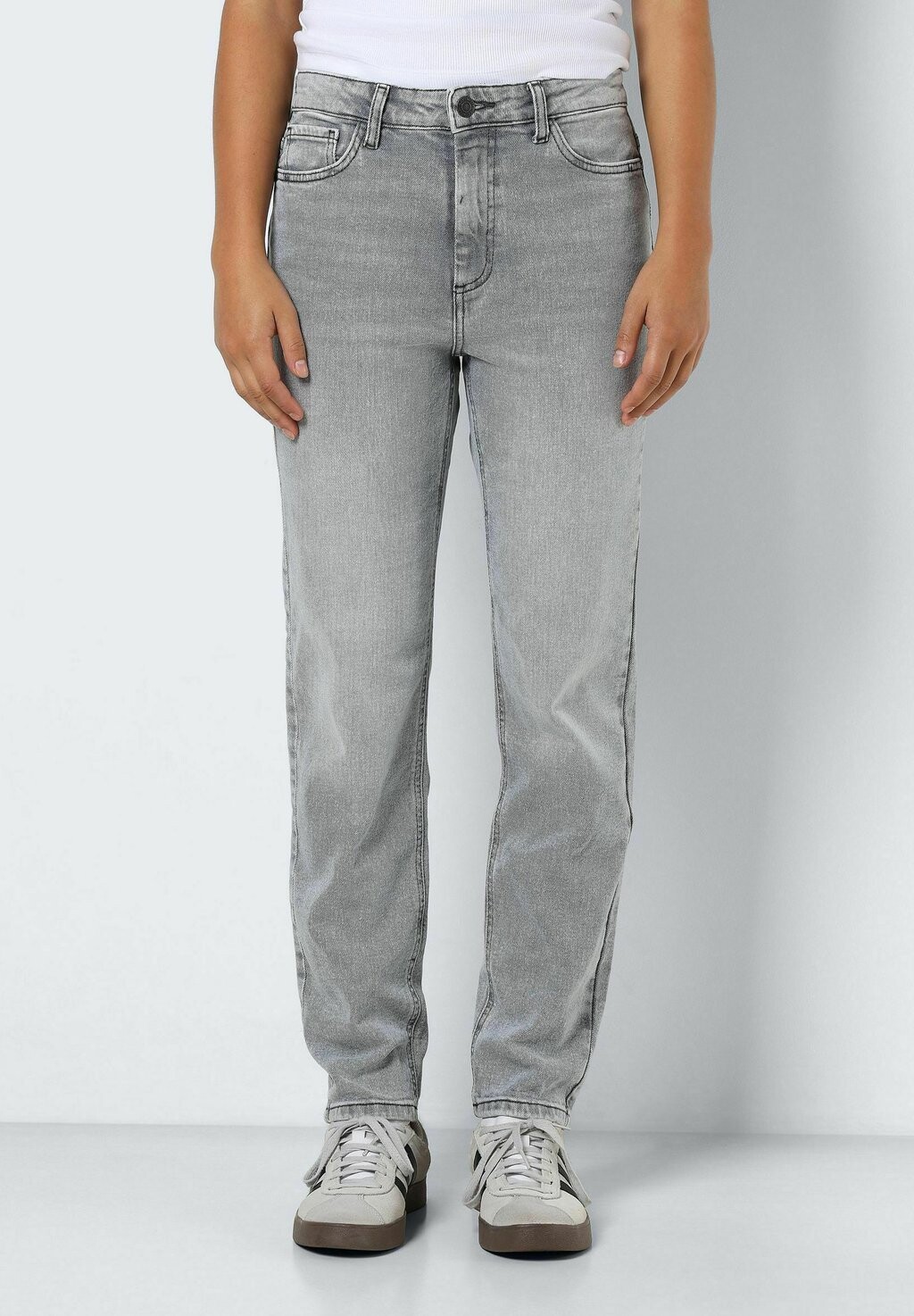 

Джинсы Straight Leg NMMONI HIGH WAIST Noisy May, цвет light grey denim