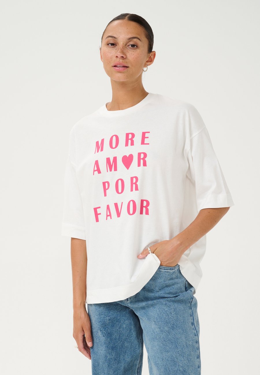 

Футболка Kaffe KAGISSA, Chalk/Off-White, Белый, Футболка Kaffe KAGISSA, Chalk/Off-White