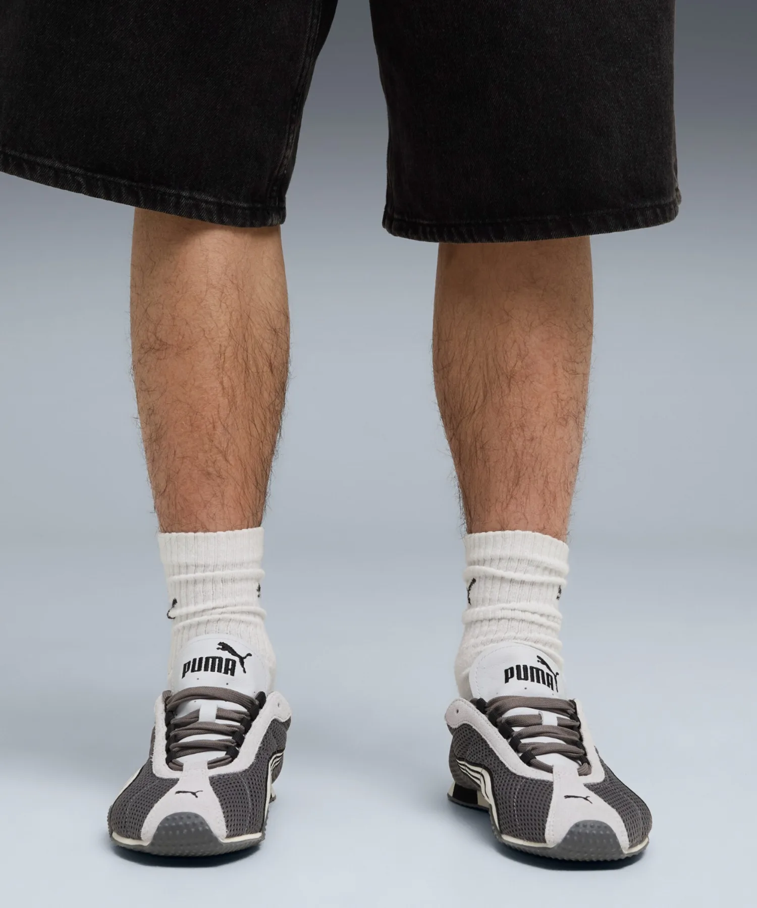 Unisex кроссовки PUMA H-Street с сетчатым верхом и EVA подошвой серые