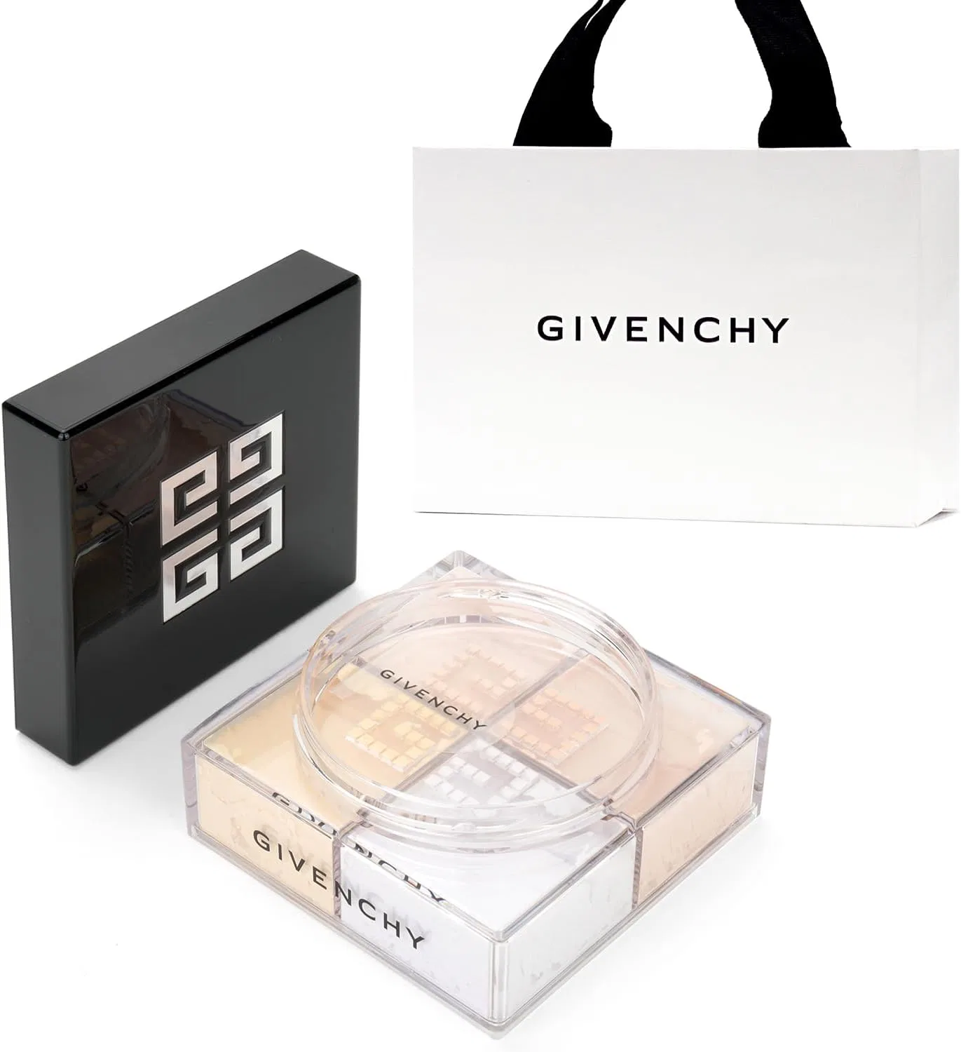 Пудра рассыпчатая Givenchy Prismatic Lieble (№02 White Satin) 3 г x 4