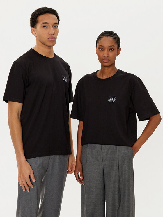 

Футболка обычного кроя Unisex Embroidered Knot 7449986 Filling Pieces, черный
