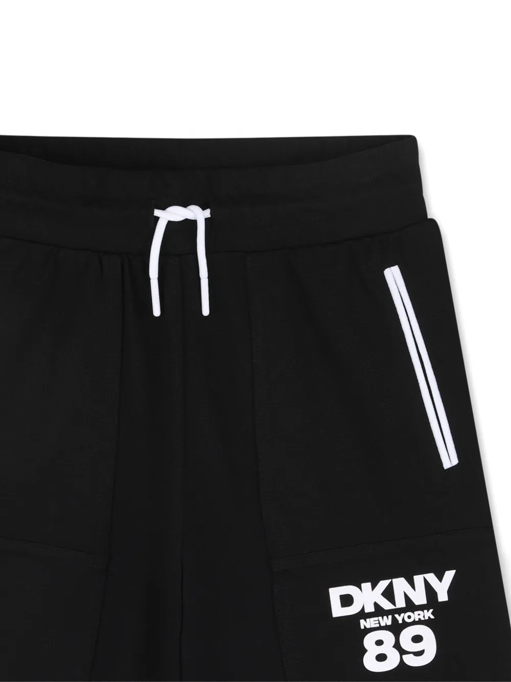 Шорты с логотипом Dkny Kids, черный — фото 3