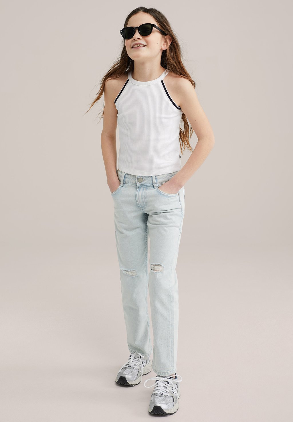 

Топ WE Fashion, белый