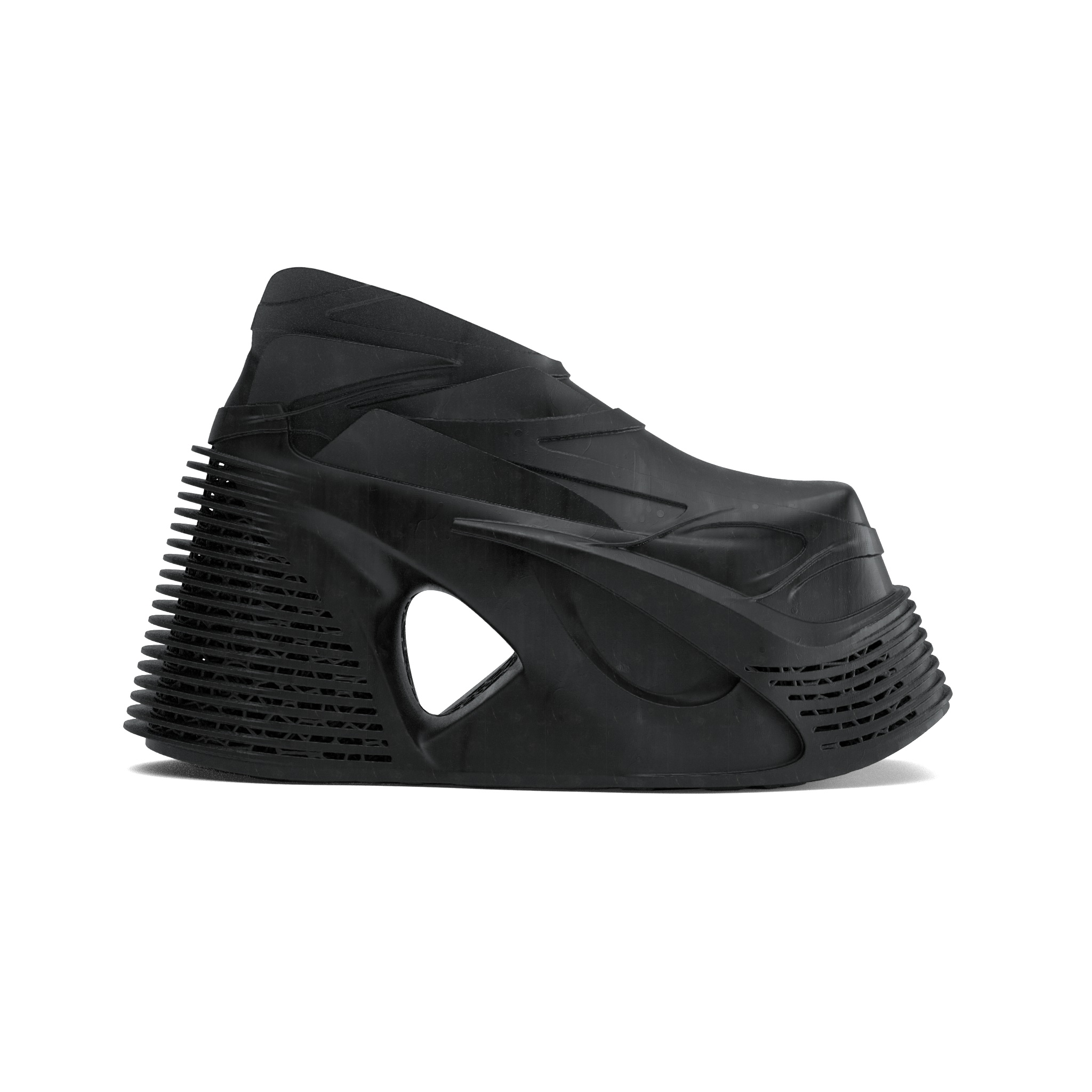 Кроссовки SCRY Lifestyle Shoes Unisex Mid-top Black, черный