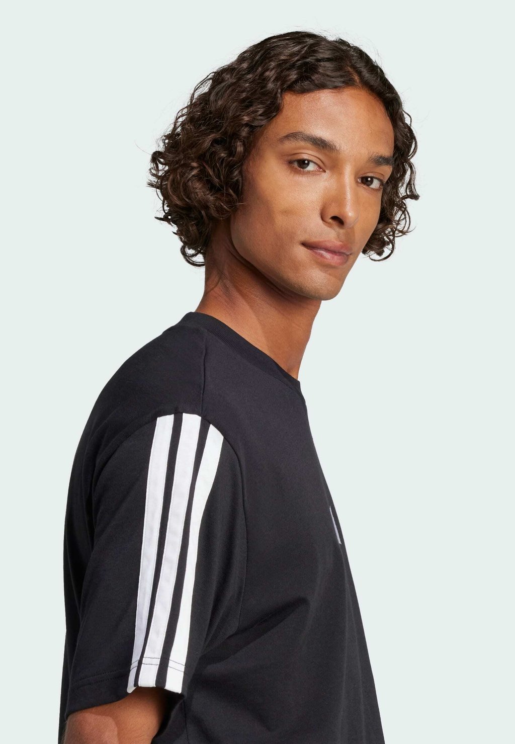 Футболка с принтом adidas Sportswear, черный — фото 3